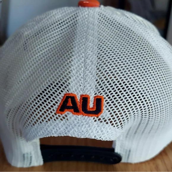 Auburn Tigers Hat White Blue Orange Trucker Mesh Snapback Cap OSFA New NCAA SEC - Picture 3 of 4